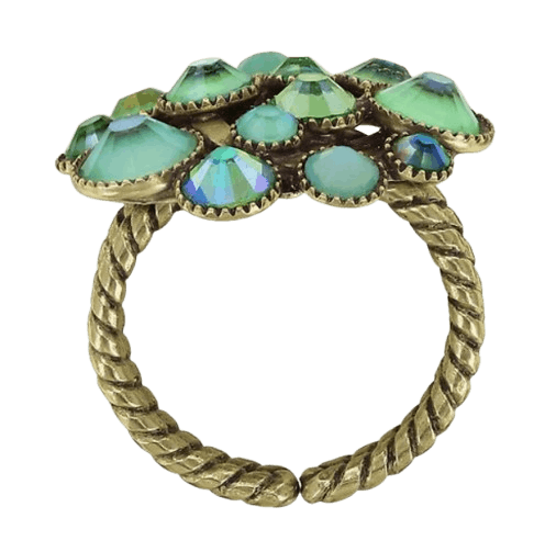 Shopping Drops Ring Grün Shopping Drops Ring Grün