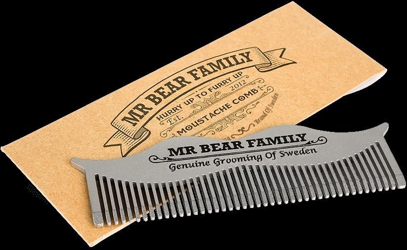 Bartkamm aus Edelstahl Bartkamm aus Edelstahl