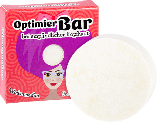 Festes Shampoo Optimier-Bar Wolkenseifen Festes Shampoo Optimier-Bar ohne Hintergrund