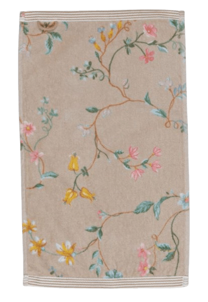 Gästehandtuch Les Fleurs Khaki Pip Studio Gästehandtuch Gästehandtuch Les Fleurs Khaki