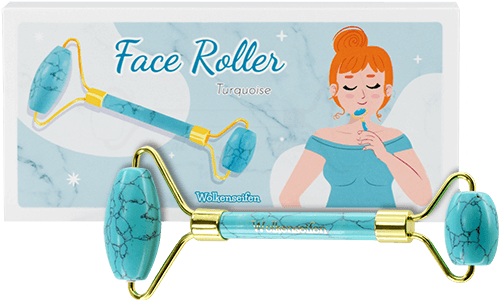 Face Roller Turquoise (Türkis) Face Roller Turquoise (Türkis) ohne Hintergrund