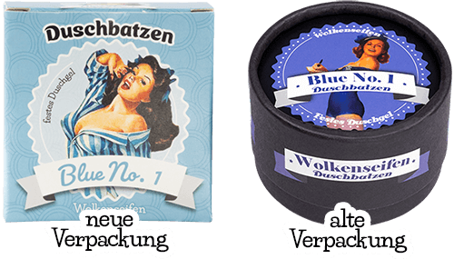 Duschbatzen Blue No. 1 - seifenfreie Pflege