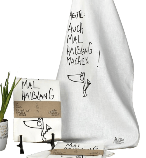 Geschirrtuch Halblang Fuchs Geschirrtuch Halblang Fuchs