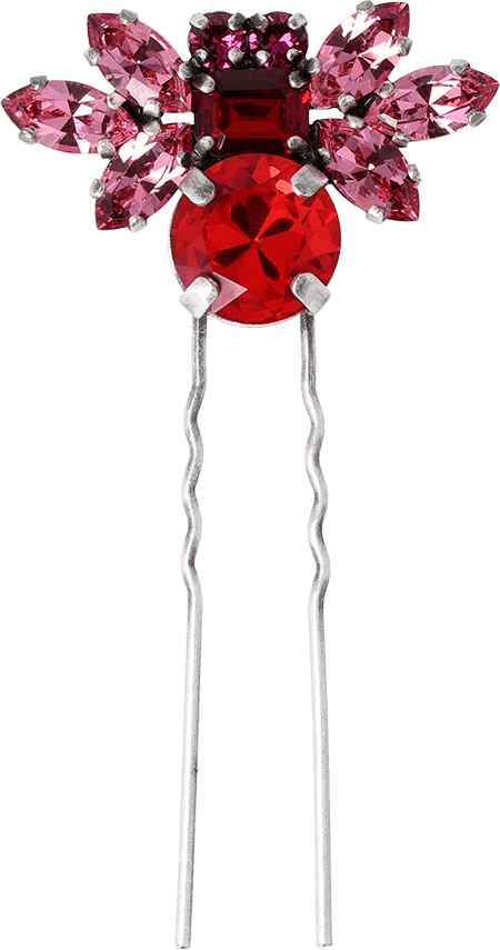 Spider Daisy Haarnadel Rot Spider Daisy Haarnadel Rot