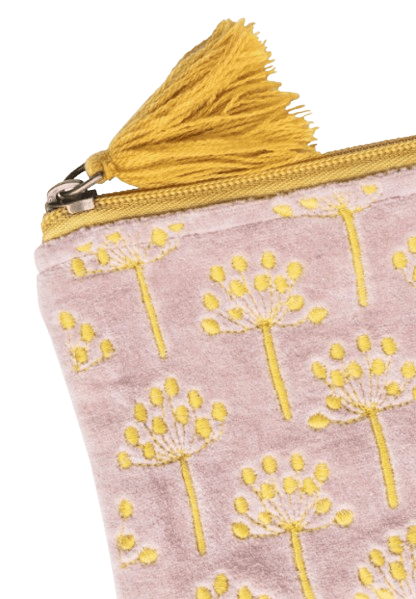 Kosmetiktasche Samt Flower rosa Kosmetiktasche Samt Flower rosa