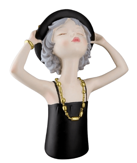 Celina mit Hut Dekofigur Celina mit Hut