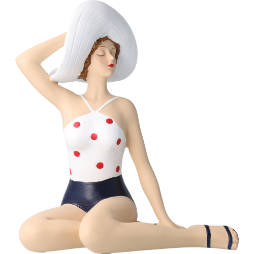 Pinup Schwimmerin mit Hut Pinup Schwimmerin mit Hut