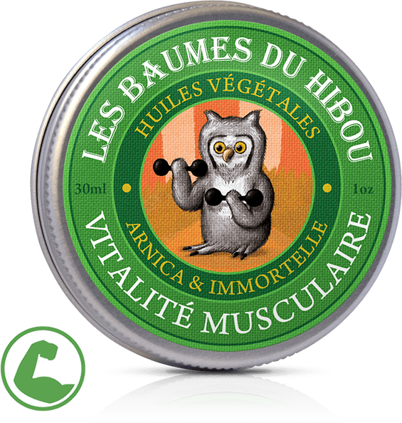 Sportler Balsam Les Baumes du Hibou Sportler-Balsam ohne Hintergrund