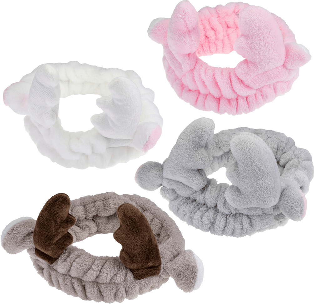 Make-Up-Haarband Rudolph Make-Up-Haarband Rudolph (4 Farben) ohne Hintergrund