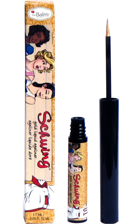 Schwing Liquid EyelinerGold thebalm Schwing flüssiger Eyeliner