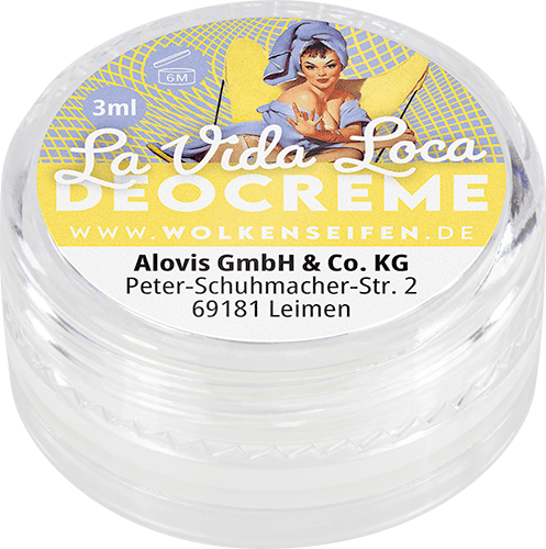 Deocremeprobe La Vida Loca Wolkenseifen Deocreme Probe