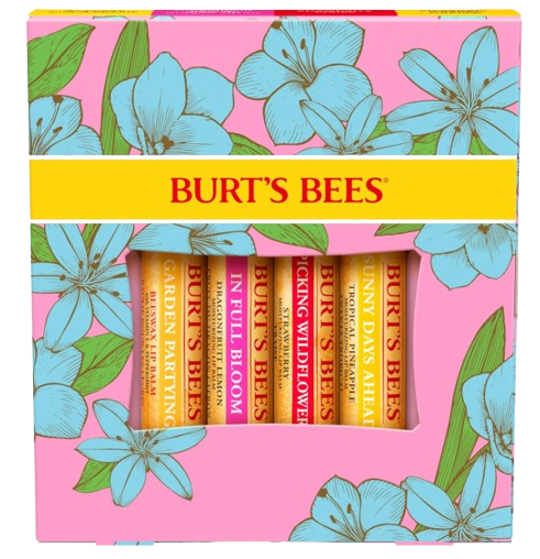 In Full Bloom Lip Balm Set Burt`s Bees Just Picked Lip Balm Set ohne Hintergrund