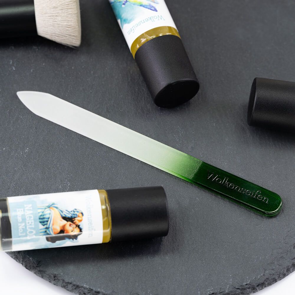 Glas-Nagelfeile Grün Glas-Nagelfeile Grün