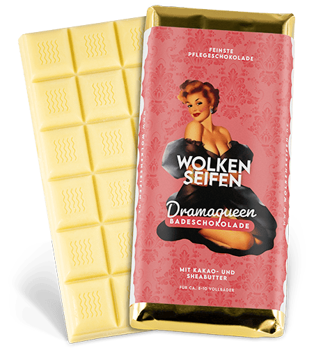 Badeschokolade Dramaqueen Badeschokolade Dramaqueen ohne Hintergrund