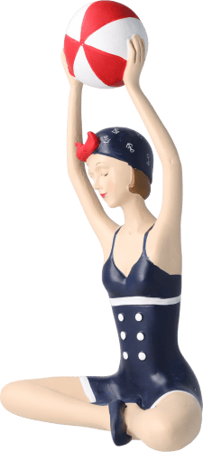 Pinup Schwimmerin Arme oben