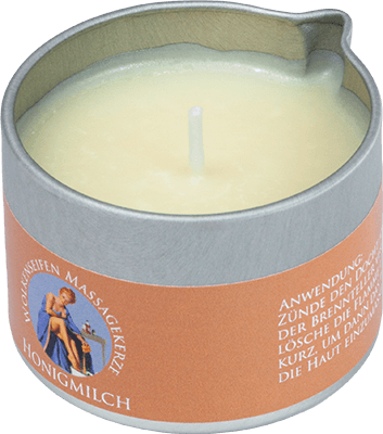 Körperöl- und Pflegekerze Honigmilch Körperöl- und Pflegekerze Honigmilch