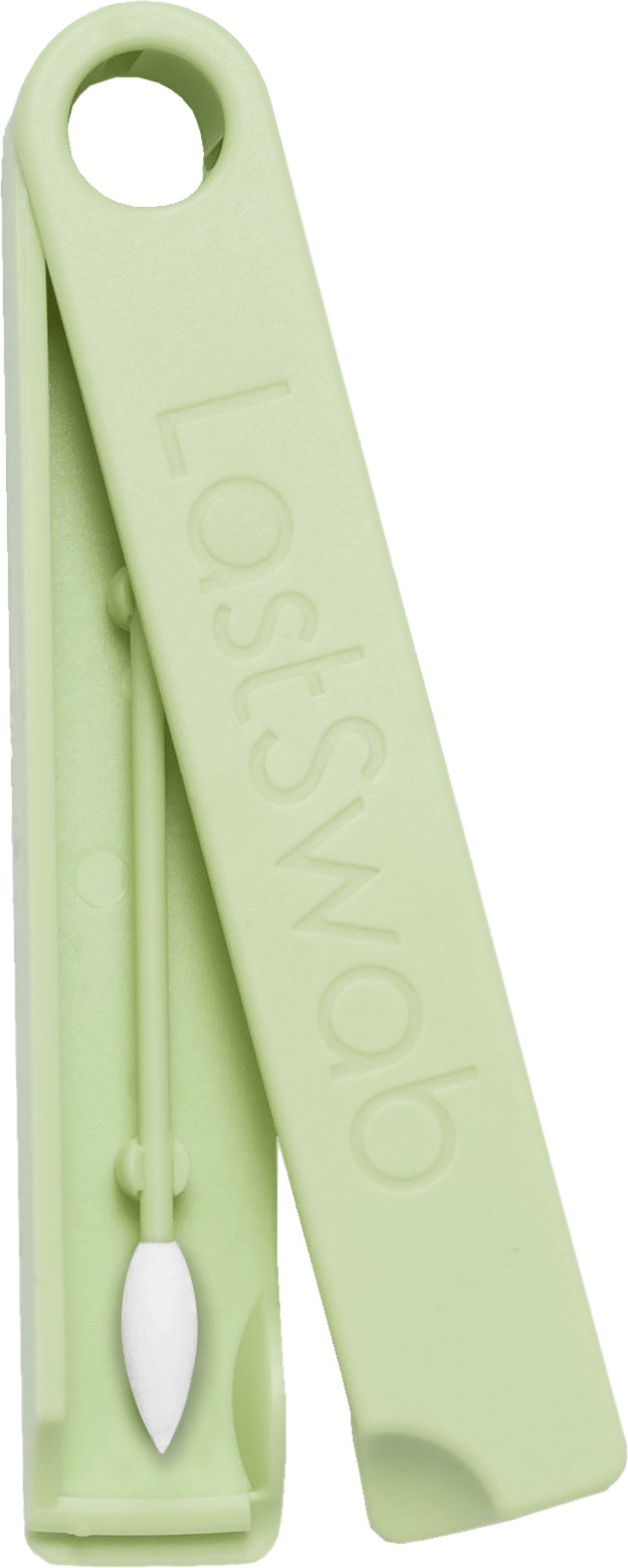 Beauty-Wattestäbchen Mint LastSwab - Wiederverwendbare Beauty-Wattestäbchen Mint ohne Hintergrund