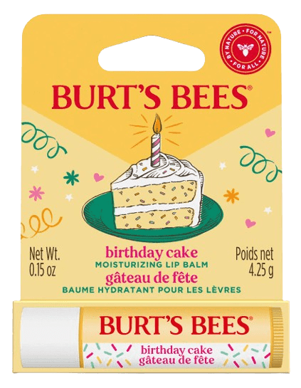 Birthday Cake Lip Balm Stick Burt`s Bees Birthday Cake Lip Balm Stick
