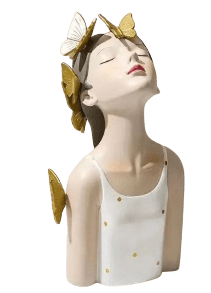 Mädchen mit Schmetterlingen