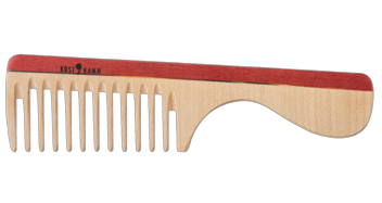 Griffkamm breit 19 cm Frisierkamm aus Holz breit-mittel 19 cm ohne Hintergrund