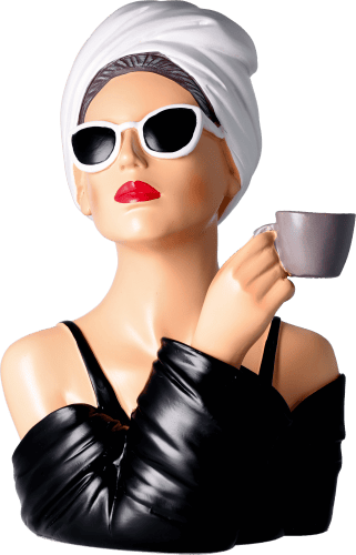 Morning-Lady schwarz Dekofigur Morning-Lady