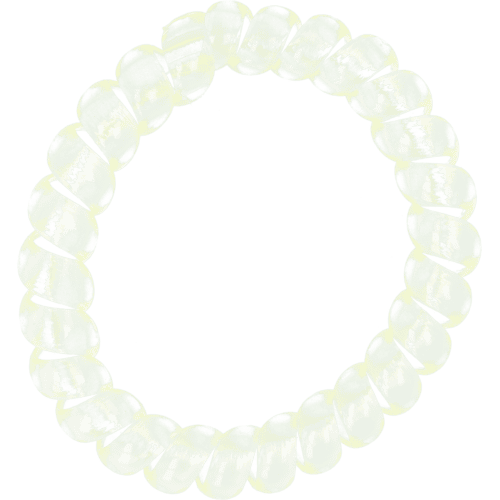 Spiral-Haargummis Gelb-Mix