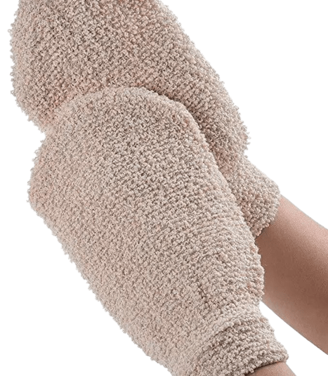 Peelinghandschuh aus Flachs Peelinghandschuh aus Flachs