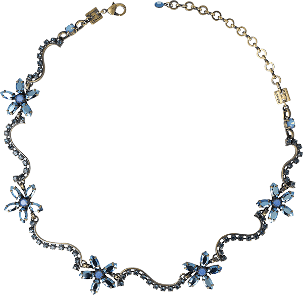 Marguerite Halskette Blau Marguerite Halskette Blau