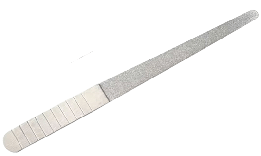 Nagelfeile Edelstahl Saphir-Nagelfeile