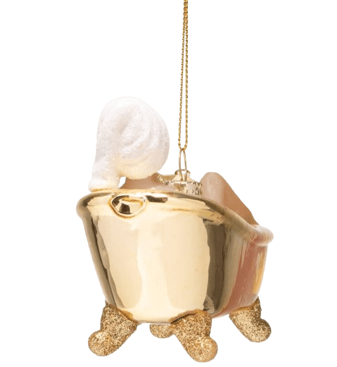 Glasobjekt Badewanne