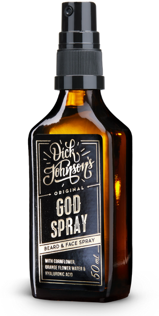 God Spray Dick Johnson God Spray ohne Hintergrund