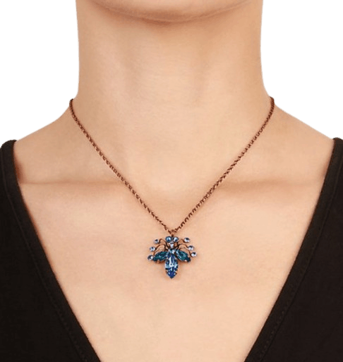 Clubbing Bugs Halskette Blau Clubbing Bugs Halskette Blau