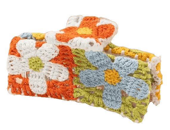 Haarkralle Strick Spring