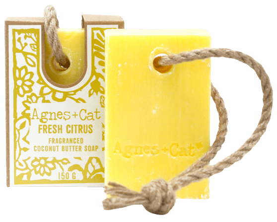 Kordelseife Fresh Citrus Agnes+Cat Kordelseife