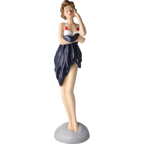Pinup Schwimmerin mit Handtuch Pinup Schwimmerin mit Handtuch