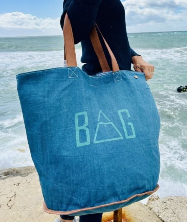 Segeltuchtasche Blau