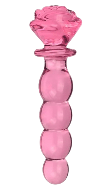 Glasdildo Rose