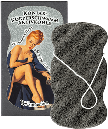 Konjac Körperschwamm Aktivkohle Körperschwamm Konjac ohne Hintergrund