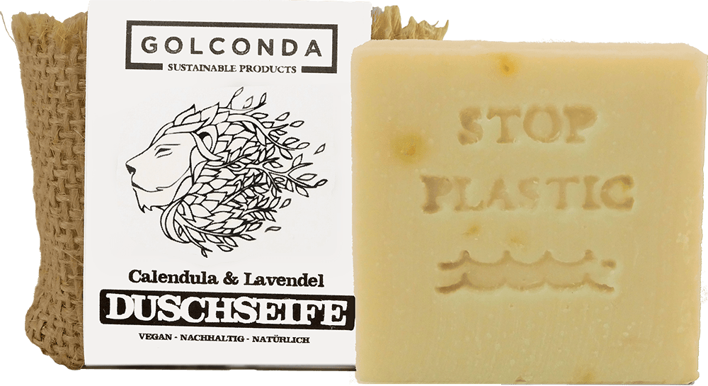 Bio Duschseife Calendula Lavendel Golconda Bio Duschseife Calendula Lavendel ohne Hintergrund