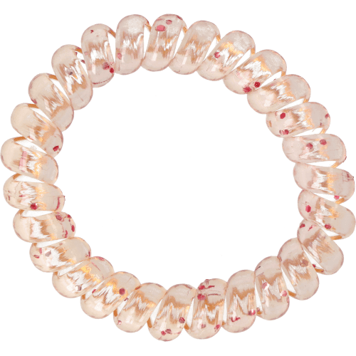 Spiral-Haargummis Pink-Mix