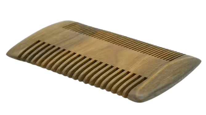 Bartkamm Sandelholz Bartkamm Holz braun