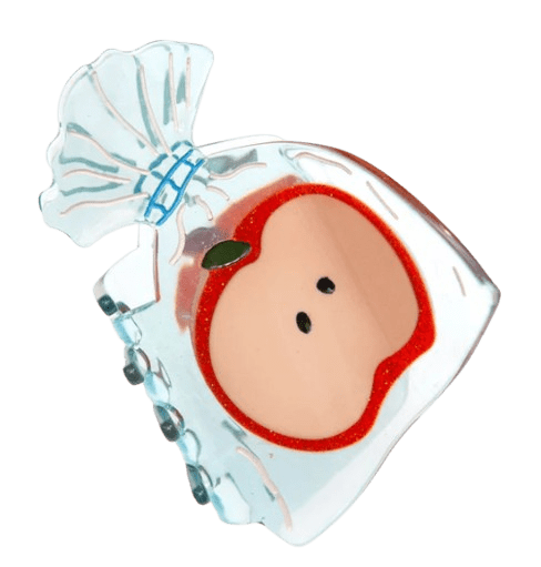 Haarkralle Apfeltasche Haarkralle Apfeltasche