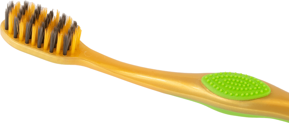 ABS Zahnbürste Gold Grün ABS Zahnbürste Gold Grün