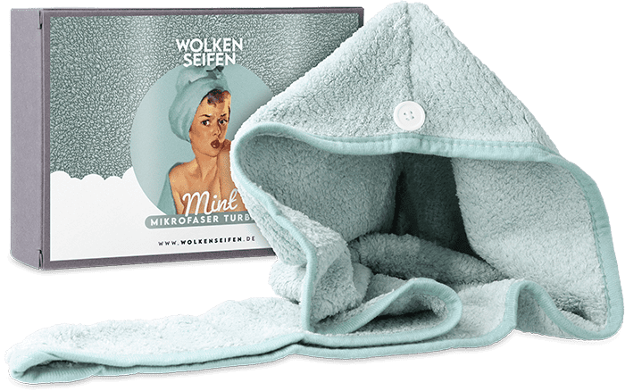 Mikrofaser Turban Mint Haar Turban