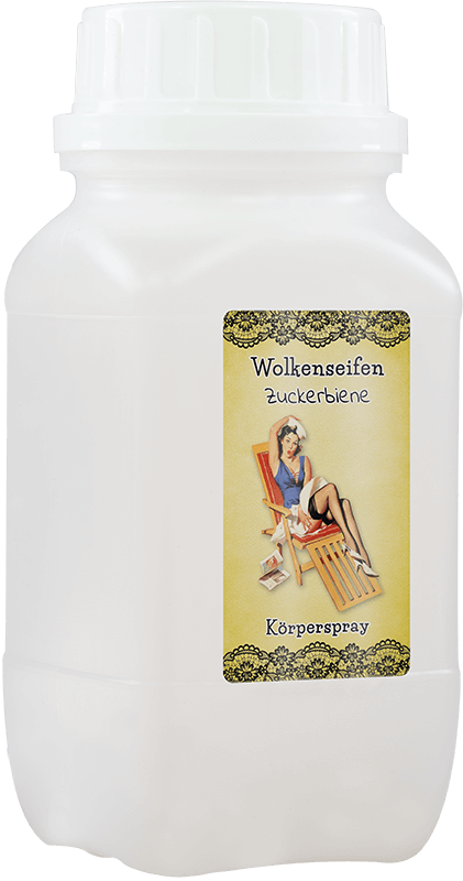 Körperspray Nachfüllpack Zuckerbiene Körperspray Nachfüllpack Zuckerbiene ohne Hintergrund