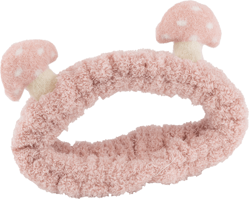 Haarband Pilze Rosa Make-Up-Haarband Pilze