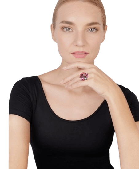 Shopping Drops Ring Pink Shopping Drops Ring Pink