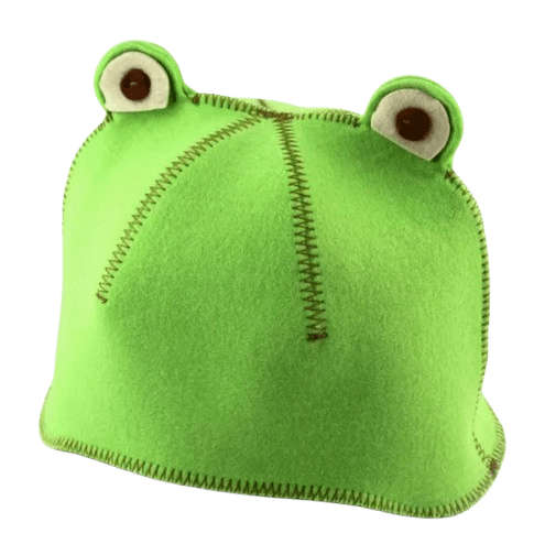 Sauna-Hut Frog Finnischer Saunahut