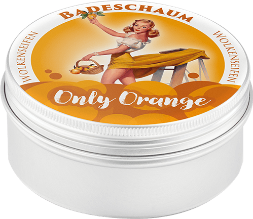 Badeschaum Only Orange Wolksenseifen Badeschaum Only Orange