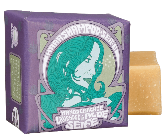 Lavendel-Aloe-Haarseife 1000%1 Seife Lavendel-Aloe-Haarseife ohne Hintergrund